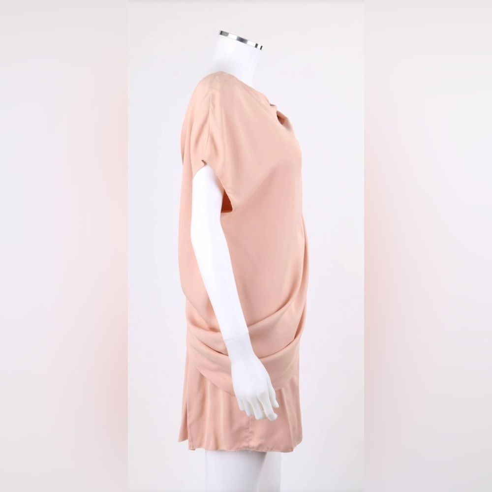 Prada Blush draped cocktail Dress, S - Picture 3 of 8